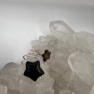 Kambamba Jasper Wrap with Tiger Eye Star and Agate Accent Ring