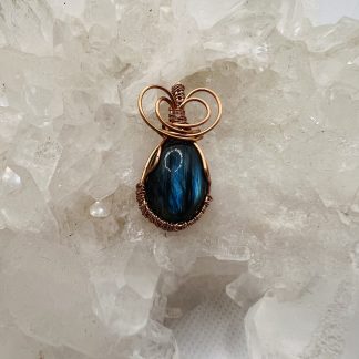 Labradorite Teardrop Pendant
