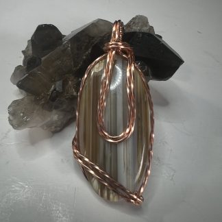 Desert Canyon Banded Agate Pendant