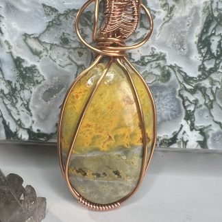Bumblebee Jasper Pendant