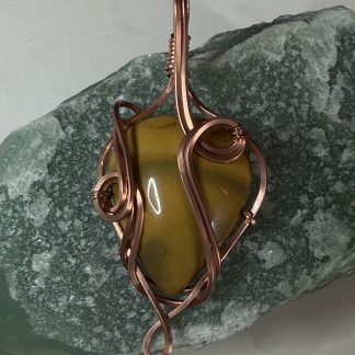 Golden Earth Jasper Flow Pendant