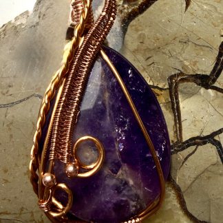 Royal Vein Amethyst Pendant