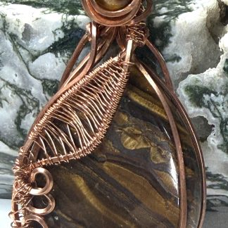 Golden Current Tiger’s Eye Pendant