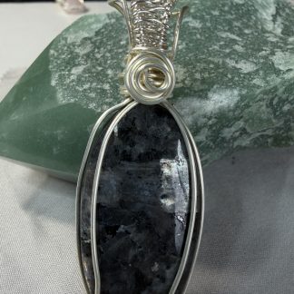 Midnight Storm Larvikite Pendant